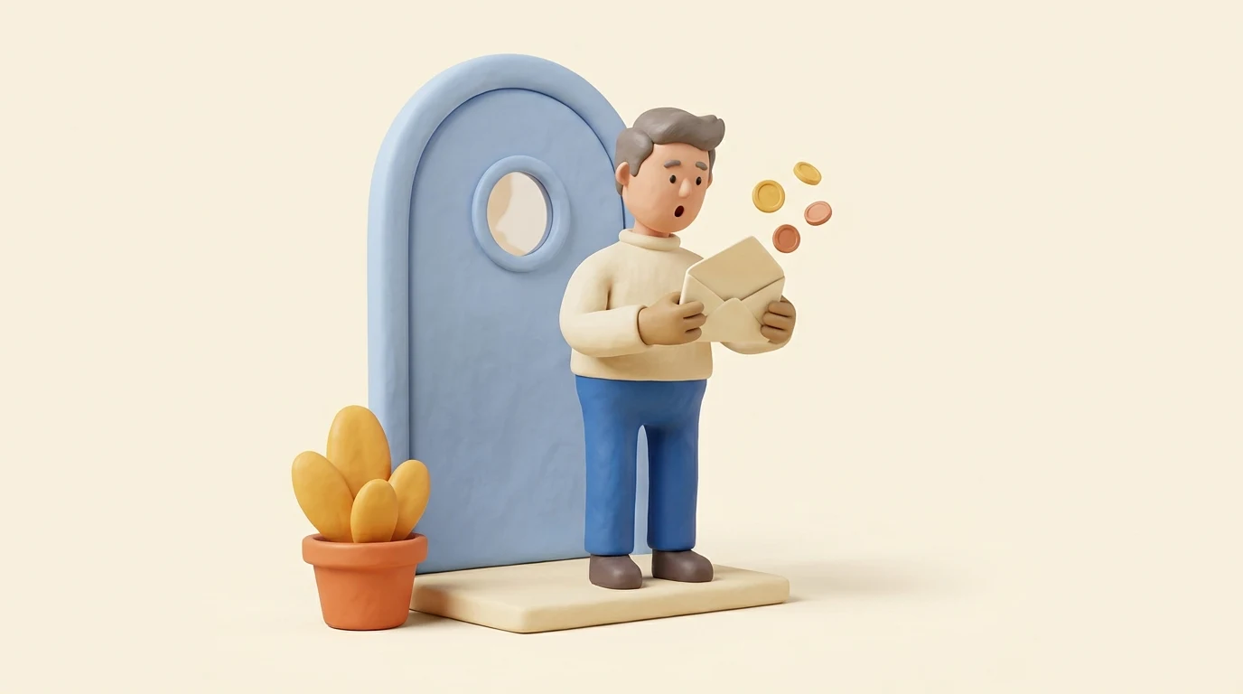 Pension emergency tax explained: a surprised man looking at a smaller-than-expected payment
